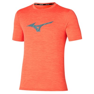 Camisa Mizuno Core RB Tee Hombre Naranjas - Chile M510UMEIBS